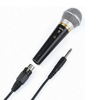 Hama Dynamic Microphone DM 60 - Wired - 6.3mm/XLR - Cardioid