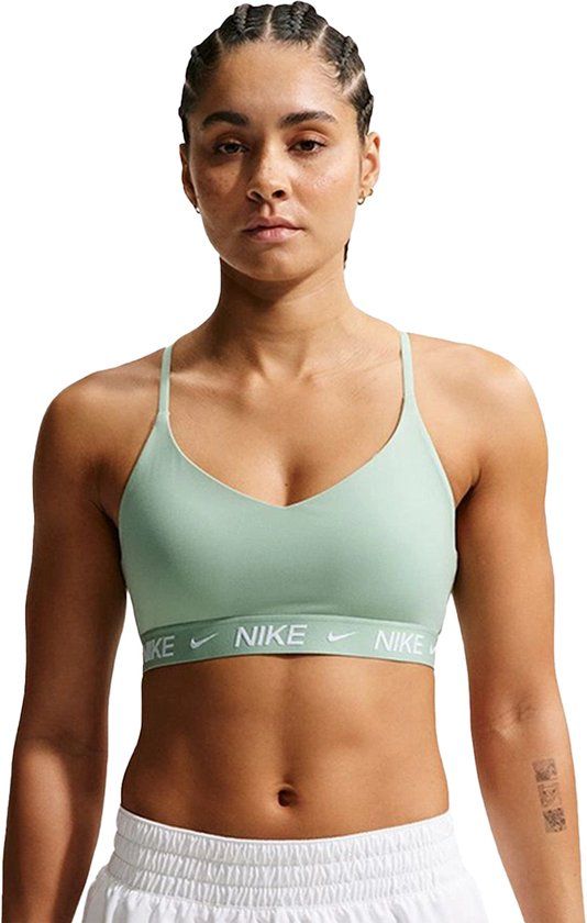 Nike Sport BH Indy Light Support Groen S
