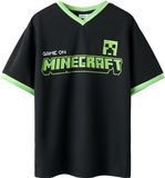 NAME IT Jongens T-shirt met korte mouwen en V-hals - Zwart - Maat 134/140