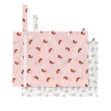 LÄSSIG Herbruikbare Nattas voor kind Baby 2 stuks/Wet Bag Little Forest Konijn