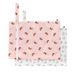 LÄSSIG Herbruikbare Nattas voor kind Baby 2 stuks/Wet Bag Little Forest Konijn