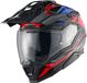 Nexx X.WED 3 Gobi Rouge Bleu Adventure Casque intégral Taille XL