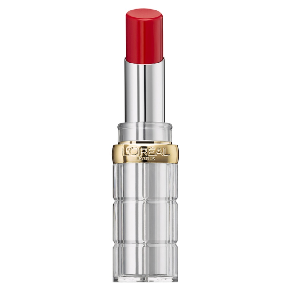 L'Oréal Make-Up Designer Color Riche Shine Lipstick - 352 BeautyGuru - Rood - Intens Glanzende Lippenstift - 4,54 gr.