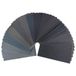 Carehabi 42 stuks schuurpapierset, nat en droog schuurpapier, fijn 120-3000 schuurpapier voor metaal, auto, houten meubels, steen, lak, glas, 23 x 9,5 cm