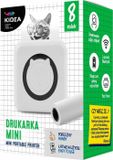 Kidea Mini imprimante thermique, blanc