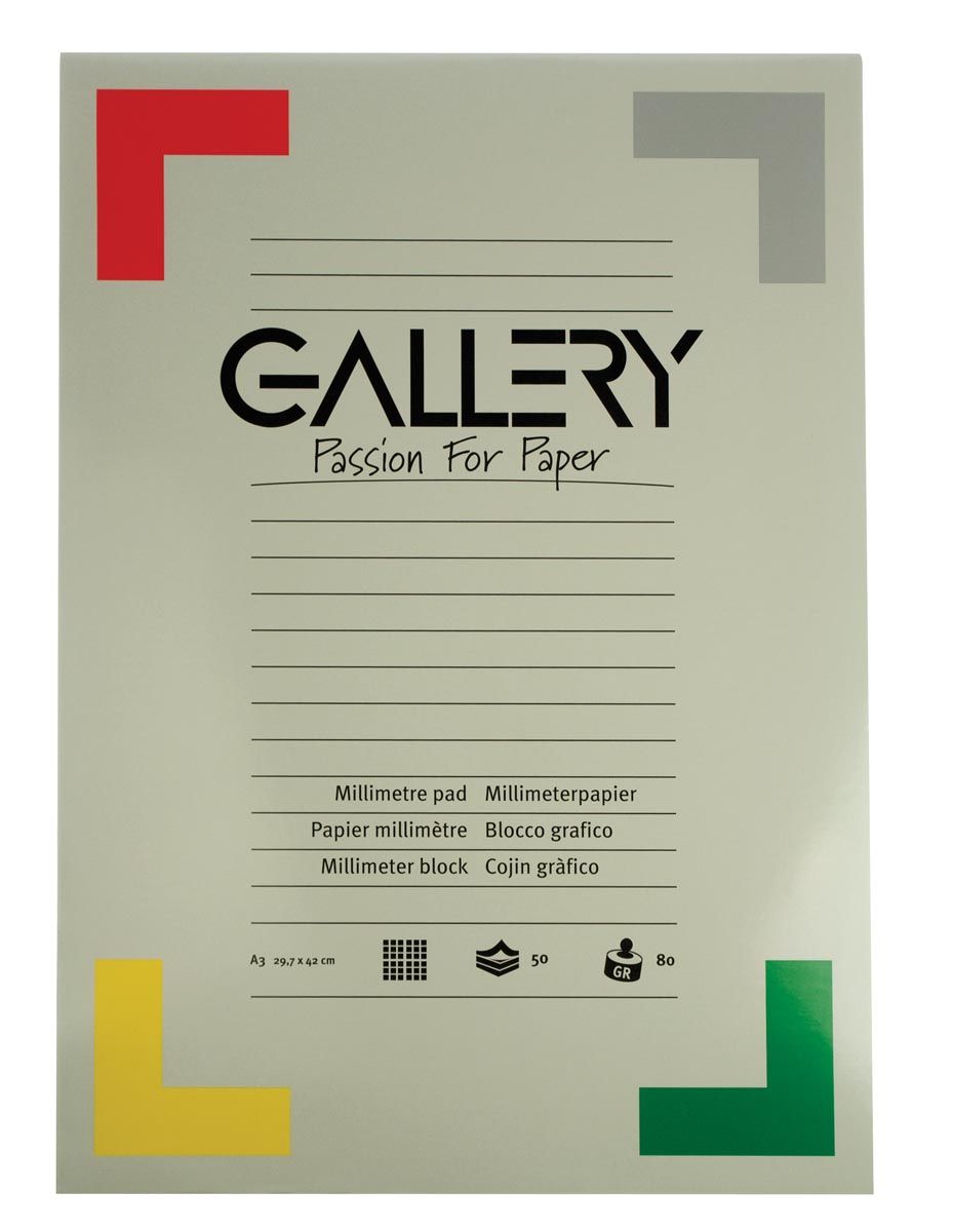 Gallery millimeterpapier ft 29,7 x 42 cm A3
