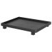 Ferm Living Plateau en bois Bon large Chêne teinté noir
