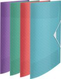 Esselte Colour'Breeze elastomap met 3 kleppen, PP, ft A4, assorti 20 stuks