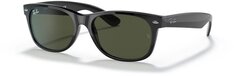 Ray-Ban RB2132 622 New Wayfarer Zonnebril - Zwart/Grijs - 55mm