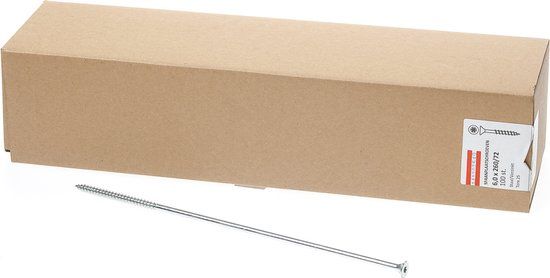 Merkloos / Sans marque Bol Spaanplaatschroef vz pk tx-25 6.0x260/72 (100