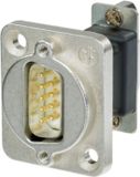 Neutrik NADB9MF D-sub adapter D-sub stekker 9-polig - D-sub bus 9-polig 1 stuk(s)