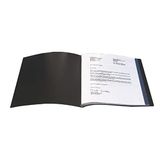 Display Q-CONNECT Display Book met voorvak PP A4 10 vakken zwart