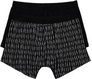JP 1880 - Heren - Midpants FLEXNAMIC® OEKO-TEX set van 2 onderbroek - Zwart - Maat 5XL