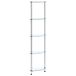 VidaXL 5-laags Boekenkast 30x30x130 cm Gehard Glas Transparant