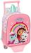 Safta Gabby´s Dollhouse Sac à dos à roulettes 6l Rose Enfants