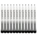 Lot de 12 marqueurs pour tableau blanc avec gomme - noir