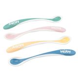Nûby 5278 ID5278 Thermo-lepel, zacht, vanaf 4 maanden, gesorteerd, 4 stuks