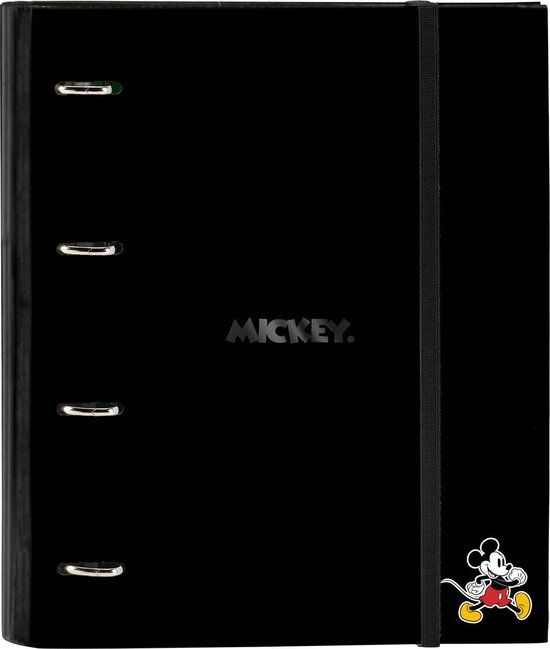 Ringmap Mickey Mouse Clubhouse Zwart (27 x 32 x 3.5 cm)