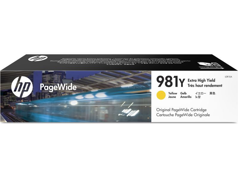 HP 981YC Extra High Yield Yellow Original PageWide Cartridge - Geel - 16000 pagina's