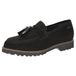 Sioux Pantoufles Meredith-758-H pour femme, Noir, 37 EU large