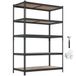 VEVOR Armoire de rangement robuste 1228x619x1813mm, capacité de charge 1360,8kg, cadre en acier et 5 étagères réglables, armoire de rangement modulaire utilisable comme établi, armoire de rangement métallique flexible pour sous-sol, garage ou atelier