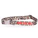Fisura - Verstelbare hondenhalsband "Born to be Wild", nylon halsband voor kleine honden met zinkgesp, snelsluiting, accessoires voor dieren, comfortabel, duurzaam, breedte 1,5 cm, wandeling