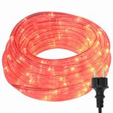 vidaXL corde lumineuse avec 240 LED, rouge, 10 mètres, PVC