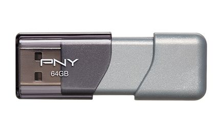 PNY USB 3.0 - 64GB - Zilver