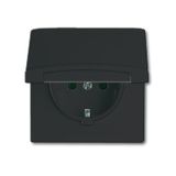Busch-Jaeger 2064-0-0290 - Wandcontactdoos - Zwart