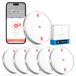 Meross Matter rookmelder met MSH450-hub, WiFi-alarm