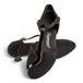 Diamant Dames Dansschoenen 068 - 069 - 008 - Zwart Suède/Lakleer - 34.5