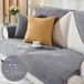 Non-branded Sofa cover - Waterproof - Chenille fabric - Dark grey - 1 piece