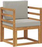 vidaXL Buitensofa Massief Acacia Hout en Polyester