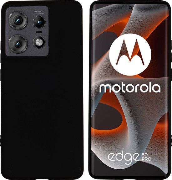 iMoshion Color Backcover hoesje voor Motorola Moto Edge 50 Pro - Zwart