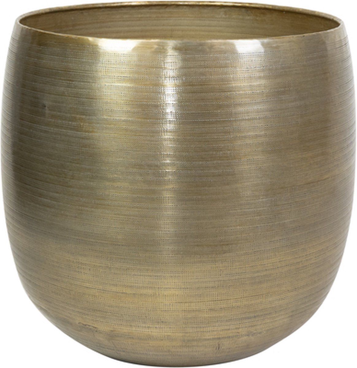 Steege TER Bloempot Aluminium Goud D 42 cm H 41 cm