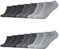 Camano Enkelsokken 14 paar Grijs Katoenmix Unisex 35-38
