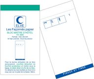 Elve Hotel-manager blok, 75 x 150 mm, 50 duplicaat-vellen