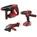 Einhell Power X-Change Accu-Gereedschapsset TE-TK 18/3 Li +2 Kit