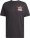 adidas Grafisch T-shirt Football Zwart Katoen S
