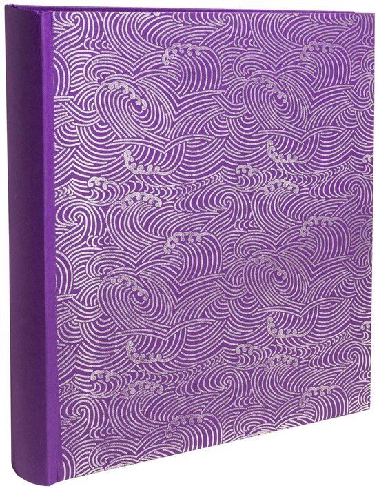 Exacompta Fotoalbum boekgebonden 60 zwarte pagina's Japan - Purper
