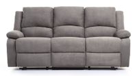 Loungitude RELAXXO Canapé extensible 3 places Gris