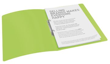 Esselte ringmap Vivida groen - 4049793028576