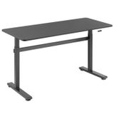 Allteq Bureau | Verstelbaar | 140x60 cm | Zwart