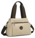 Sac à main en toile - Sac fourre-tout - Sac bandoulière - Léger - Spacieux - Convient pour un usage quotidien et les voyages - Kaki