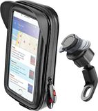 Lampa Optiline Pole Support téléphone Scooter - Moto - Fixation rétroviseur avec housse étanche