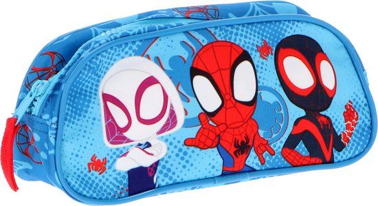 Undercover Spiderman - Spidey Etui voor Kinderen - Multi kleuren Polyester