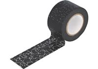 Afplakband Kuckuck Afplakband Masking Tape Washi Blauw Zwart 30 mm x 15 m