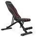 Banc de musculation - Banc d'haltères - Réglable - 300 kg - 8 positions de dossier - Noir
