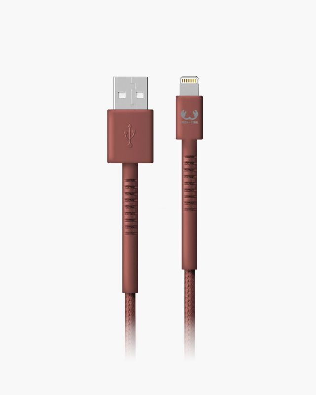 Fresh 'n Rebel 2 m Lightning naar USB-A Kabel - Rood