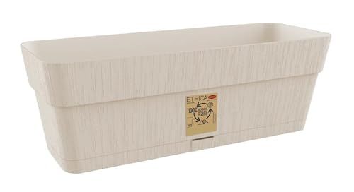 Stefanplast Plantenbak Ethica 30 cm krijt C/Ris water